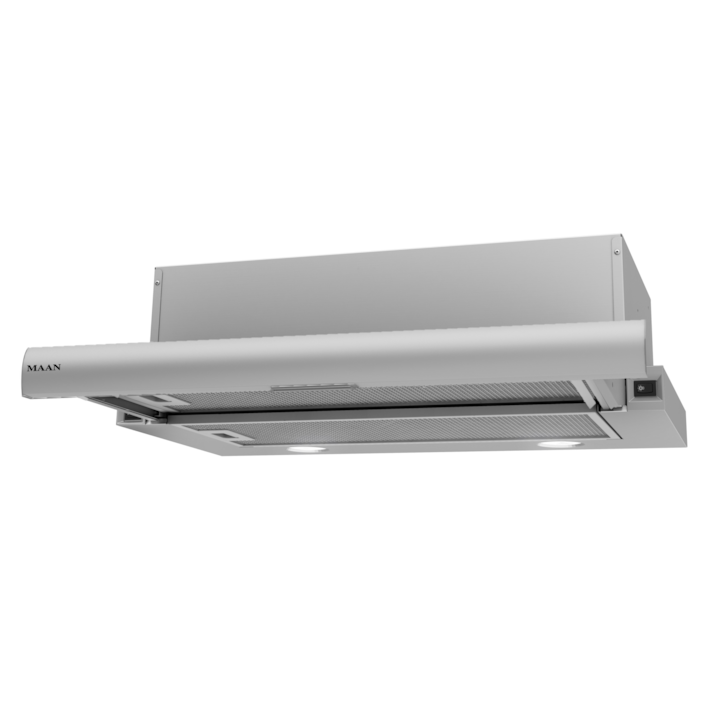 Hota Elica Elite 14, 50-90cm, inox, iluminare LED, 304m³/h, 62dB