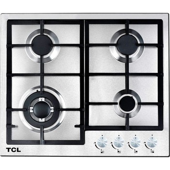 Plita Incorporabila TCL AICA6042, Gaz, 4 zone de gatit, 60cm, Inox Plita Incorporabila TCL AICA6042, Gaz, 4 zone de gatit, 60cm, Inox