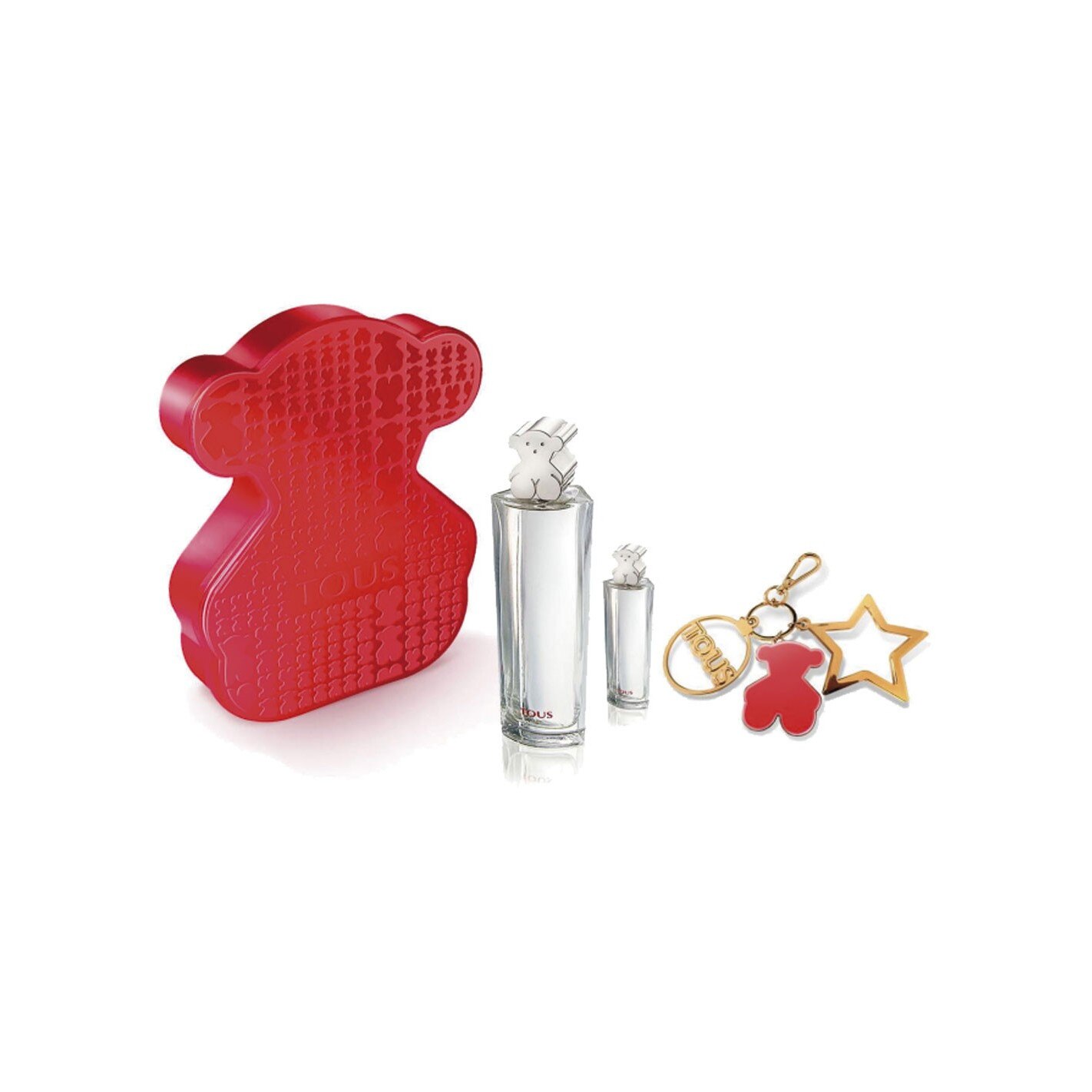 Set Tous, Femei: Apa de toaleta, 90 ml + Mini apa de toaleta, 5 ml + Breloc