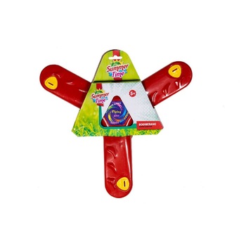 Bumerang Tri Summertime cu 3 brate, 34 cm, rosu Bumerang Tri Summertime cu 3 brate, 34 cm, rosu