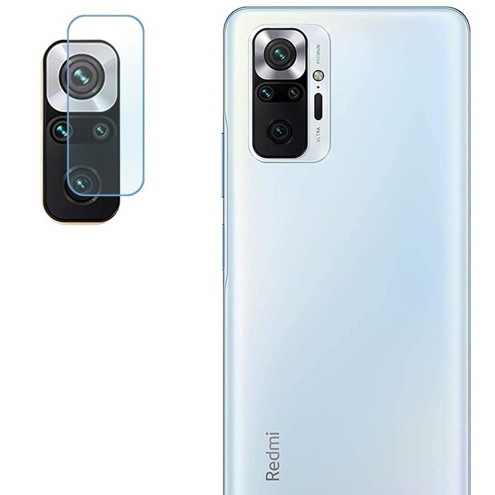 Стъклен протектор за камера Temperd Glass Xiaomi Redmi Note 10 4G/Redmi Note 10s, Прозрачен