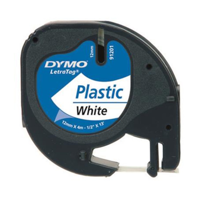 Dymo Letratag 12x4m, fehér