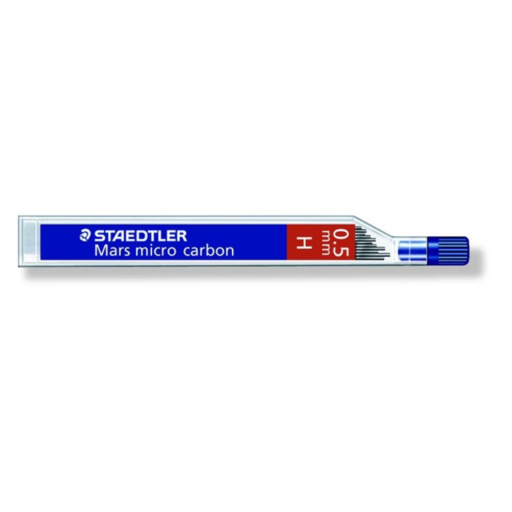 Mine creion mecanic, Staedtler, Grafit, H, 0.5 mm