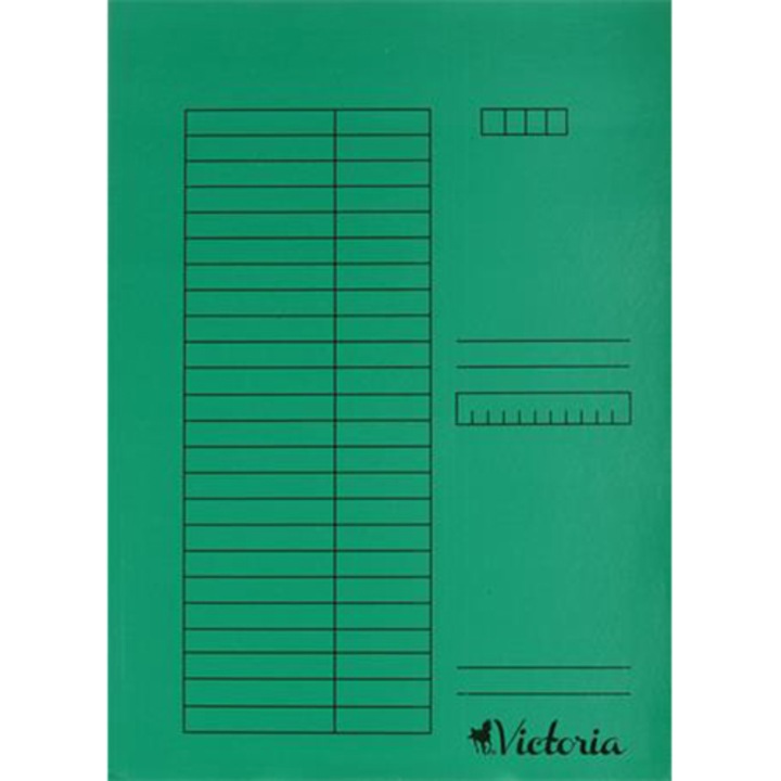 Liant rapid, Victoria, carton, A4, Verde
