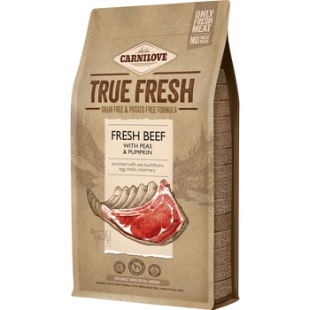Hrana uscata pentru caini Carnilove True Fresh, Adult, Vita, 1.4 Kg Hrana uscata pentru caini Carnilove True Fresh, Adult, Vita, 1.4 Kg