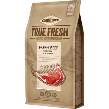 Hrana uscata pentru caini Carnilove True Fresh, Adult, Vita, 4 Kg Hrana uscata pentru caini Carnilove True Fresh, Adult, Vita, 4 Kg