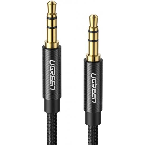 Cablu UGREEN mini jack 3,5mm AUX, 1m, Negru