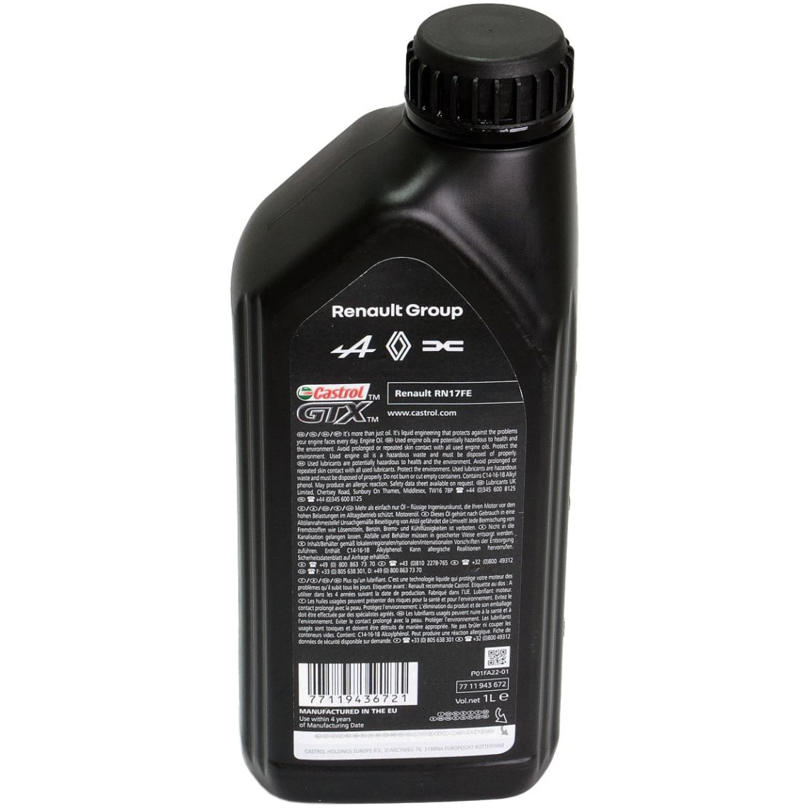 Ulei motor Renault-Castrol RN-SPEC 0W20 RN17 FE 1L - eMAG.ro