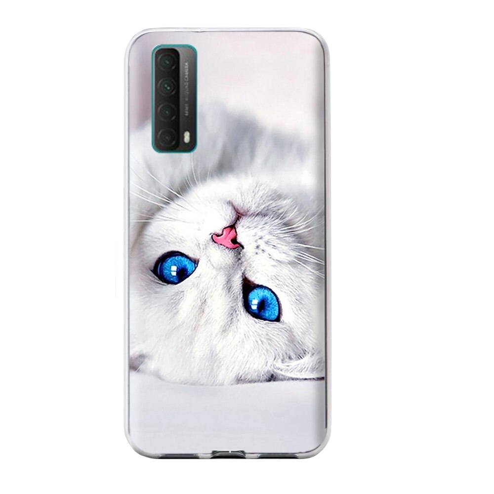 Husa Silicon Soft Transparenta Cu Imprimare Pentru Huawei P Smart 2021 (Model G314)