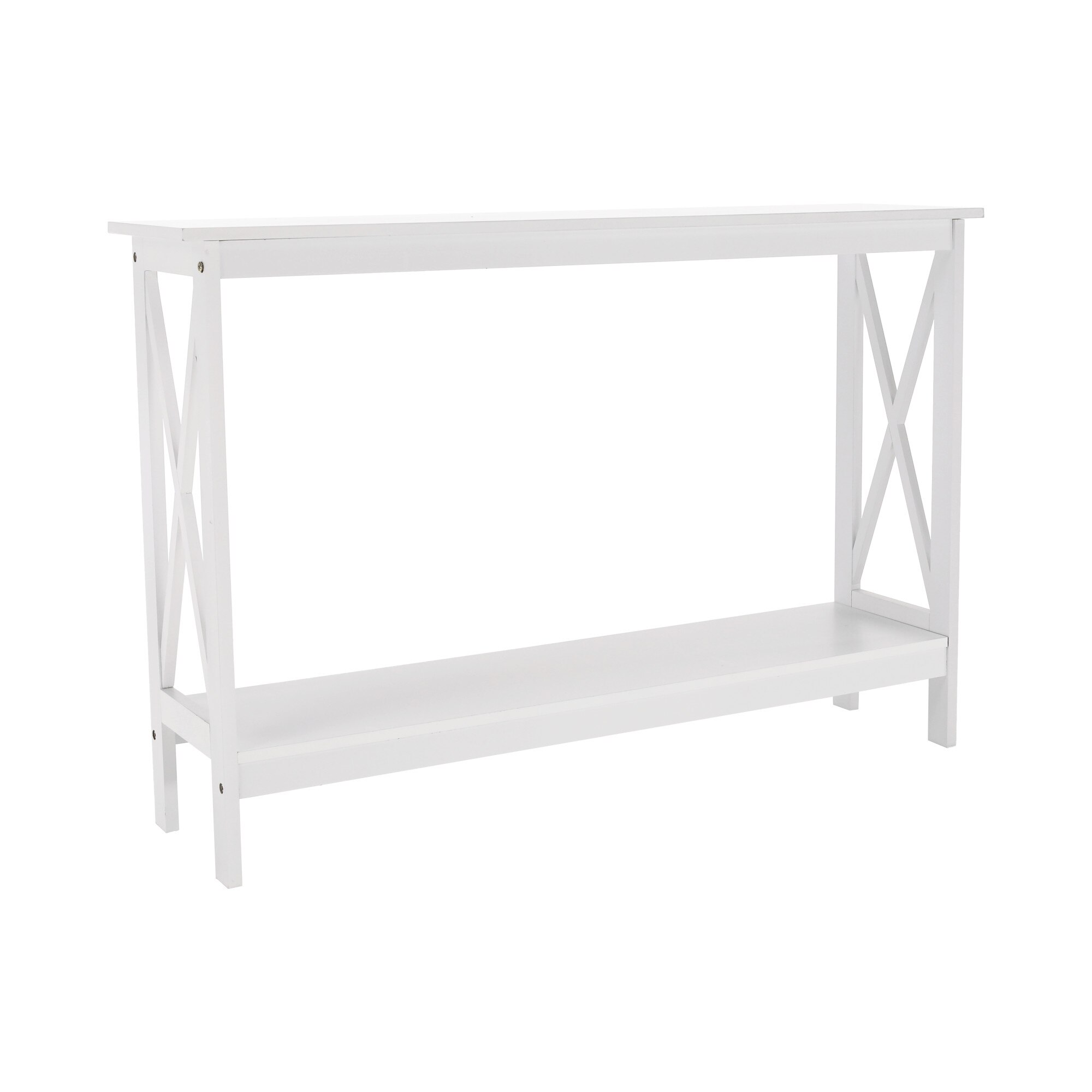 Masuta tip consola Sani Apolos, 120/80/30 cm, Alb