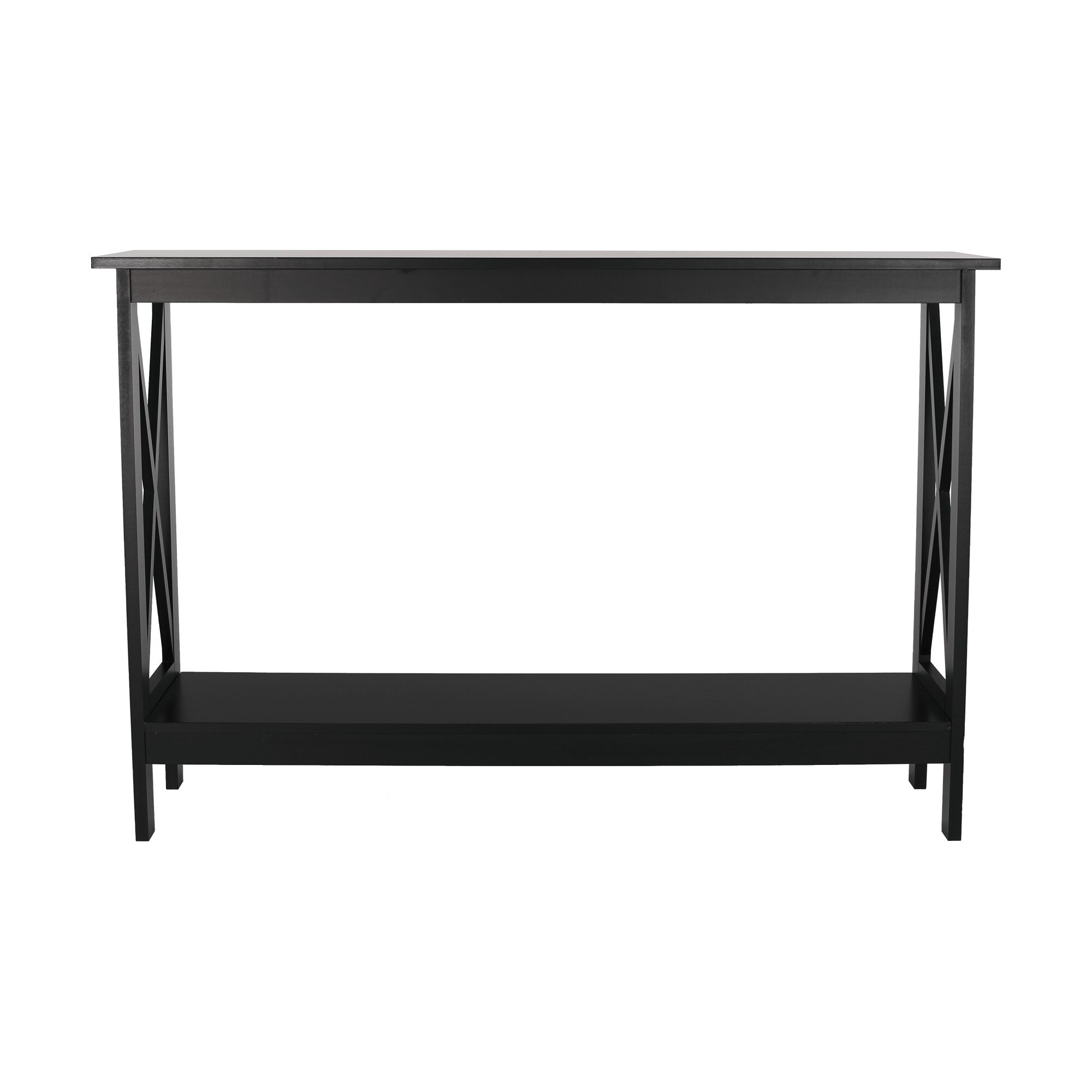 Masuta tip consola Sani Apolos, 120/80/30 cm, Negru