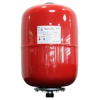 Vas expansiune termic Fornello, 24 litri, vertical, culoare rosu, presiune maxima 10 bar, membrana EPDM Vas expansiune termic Fornello, 24 litri, vertical, culoare rosu, presiune maxima 10 bar, membrana EPDM