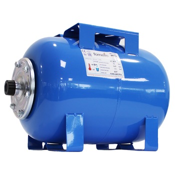 Vas expansiune pentru hidrofor Fornello, 24 litri, orizontal, culoare albastru, presiune maxima 10 bar, membrana EPDM Vas expansiune pentru hidrofor Fornello, 24 litri, orizontal, culoare albastru, presiune maxima 10 bar, membrana EPDM