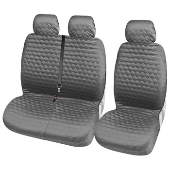 Set 2+1Huse Scaune Auto Fata Flexzon, Universale, Тextile Мoi, Gri Set 2+1Huse Scaune Auto Fata Flexzon, Universale, Тextile Мoi, Gri