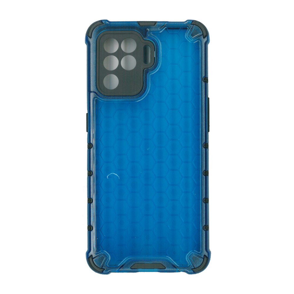 Husa protectie spate anti-shock hexa, pentru Oppo Reno 5 Lite, albastru