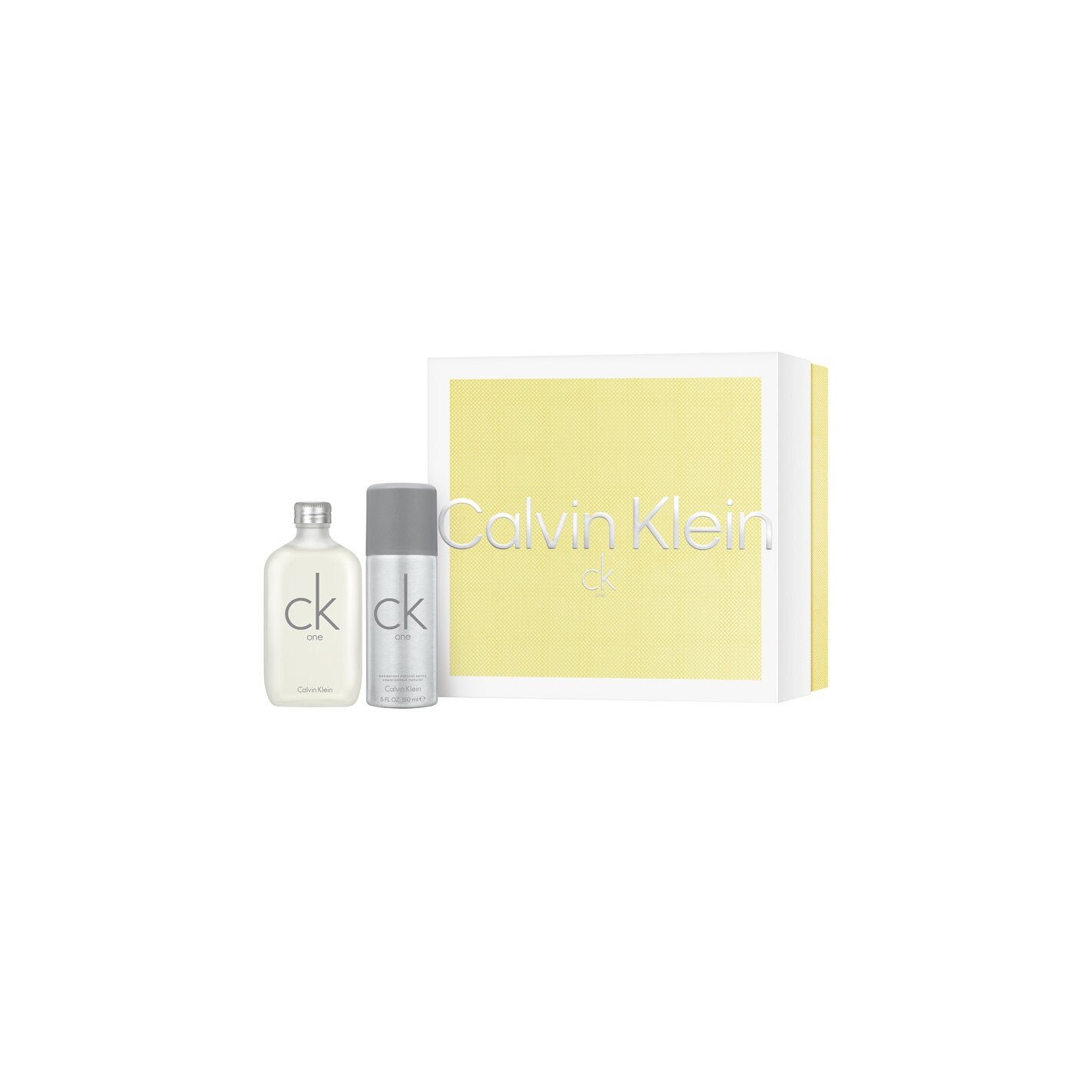 Caseta cadou barbati Calvin Klein One, Apa de toaleta 100 ml si deodorant spray 150 ml