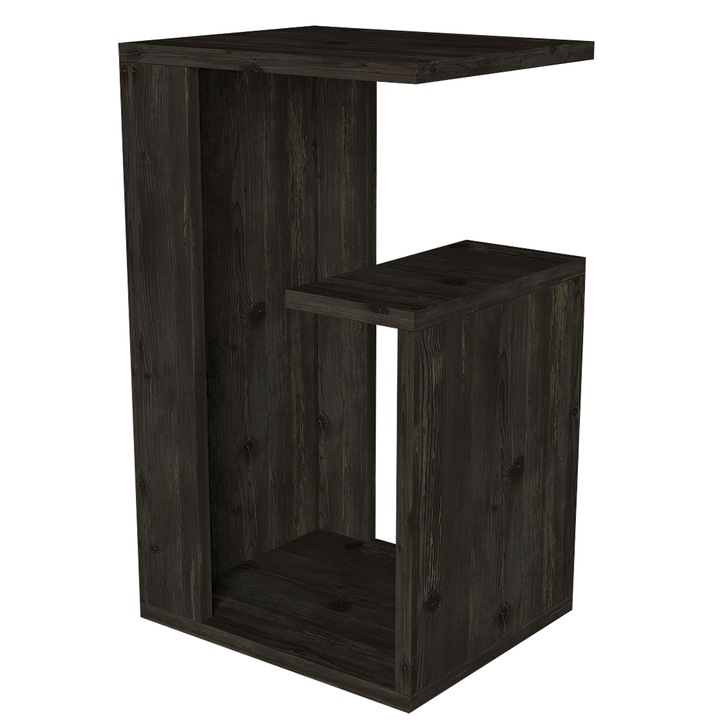 Masuta de Cafea, Moebel 17, Sister, 35x60x29.5 cm, Maro Inchis