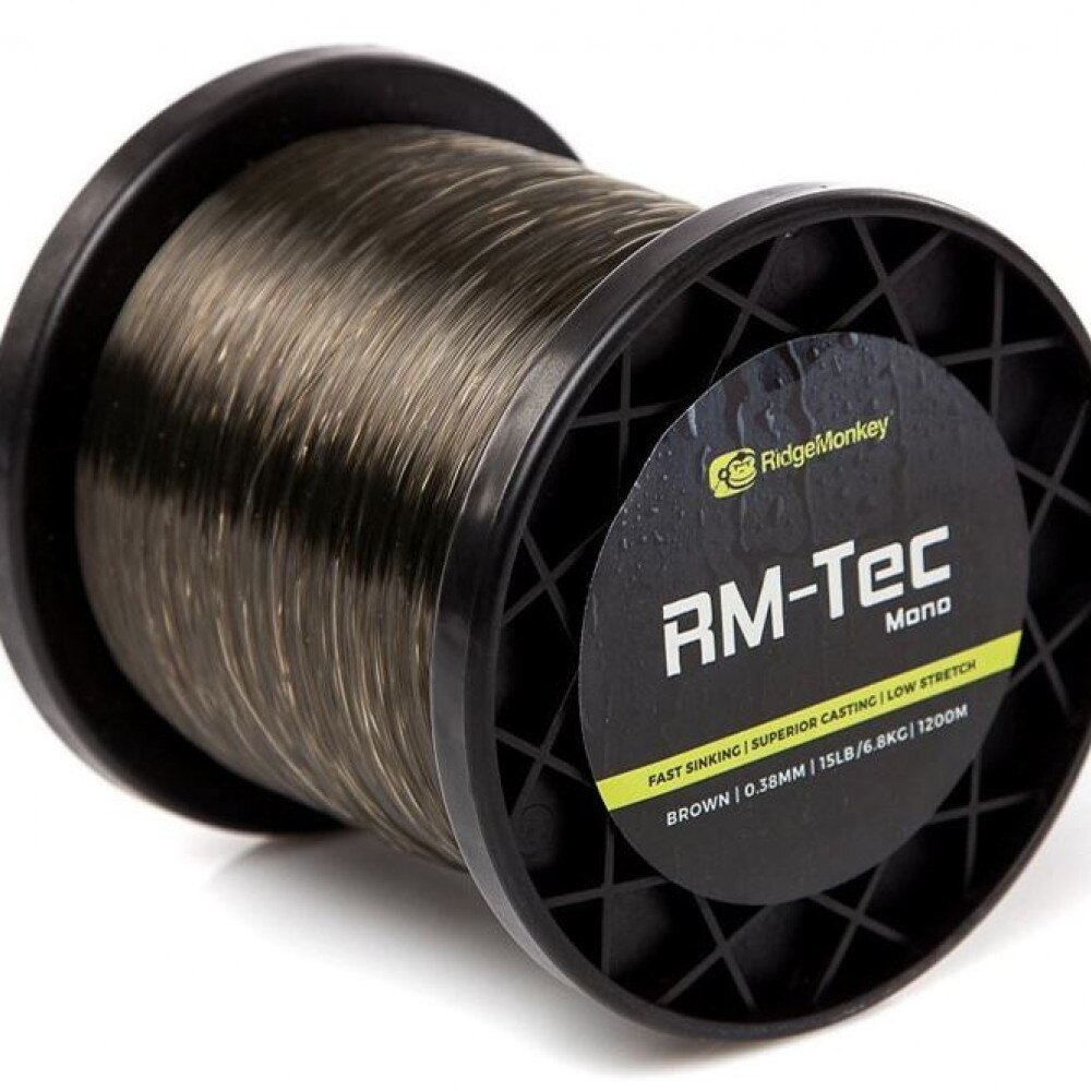 Fir monofilament RM-Tec Mono 12Lb/0.35mm Brown 1200m