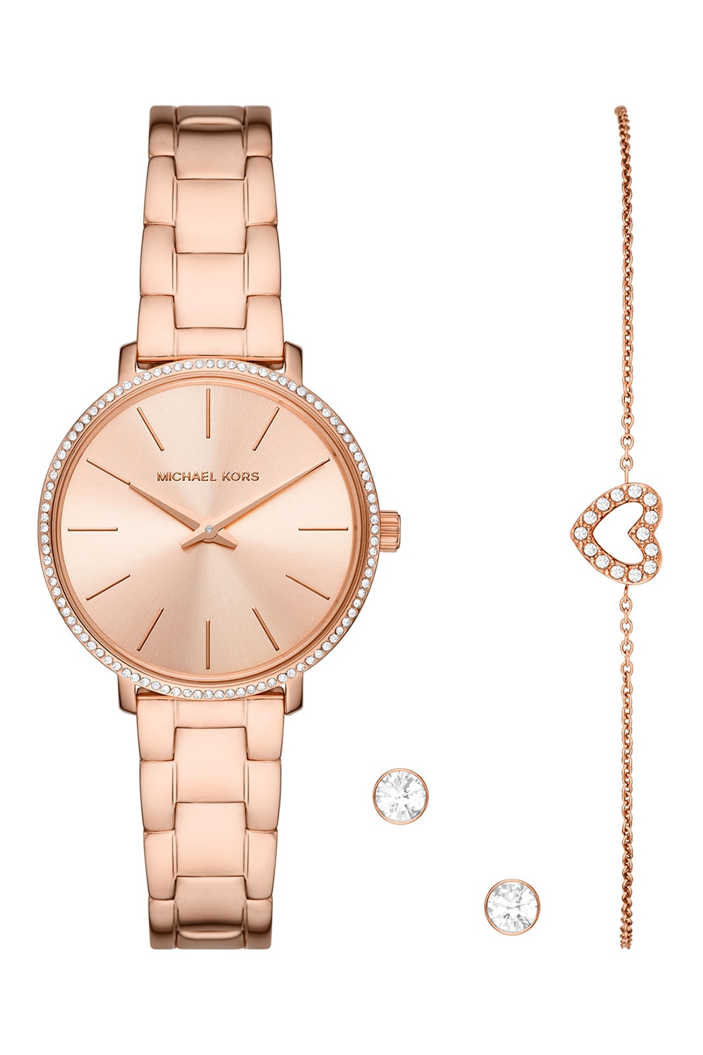 Kors, Часовник, гривна и с кристали, Rose Gold - eMAG.bg