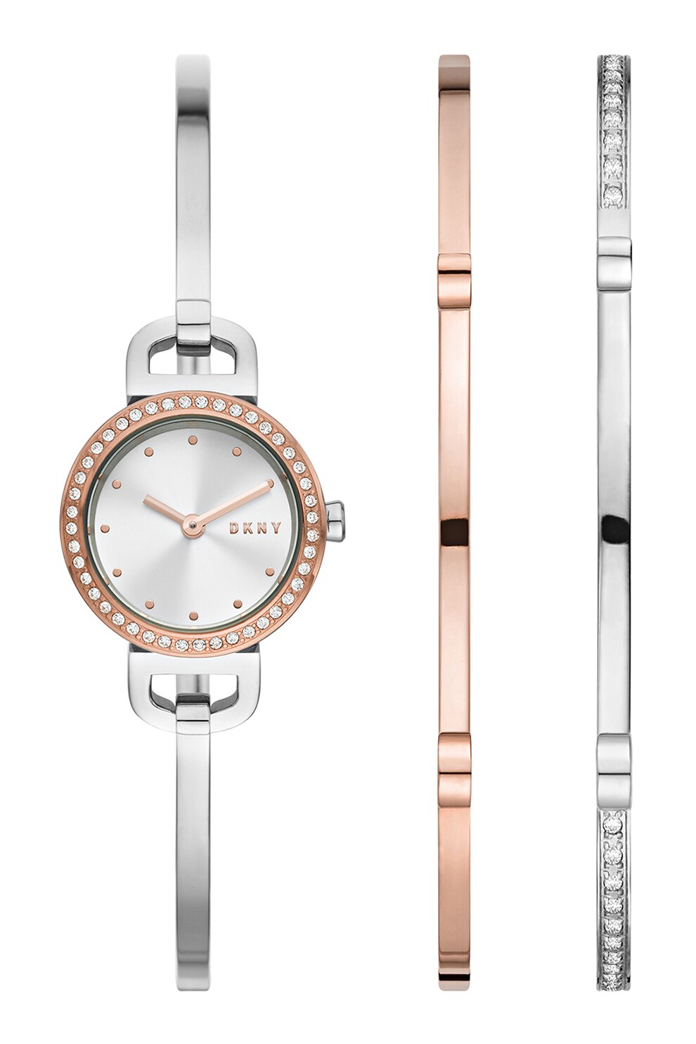 DKNY, Ceas cu bratari intersanjabile, Argintiu