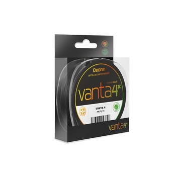Fir Textil Model VANTA 4 Culoare negru Diametru 0,23mm Rezistenta 12,30kg Lungime 117m Fir Textil Model VANTA 4 Culoare negru Diametru 0,23mm Rezistenta 12,30kg Lungime 117m
