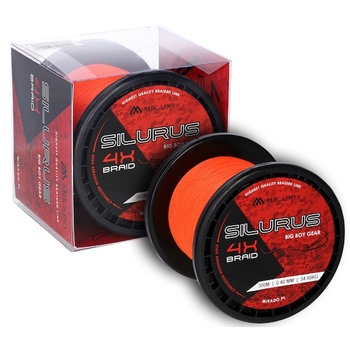 Fir Textil Silurus 4 X braid - 0.40mm/34.90kg/300m - fluo orange Fir Textil Silurus 4 X braid - 0.40mm/34.90kg/300m - fluo orange