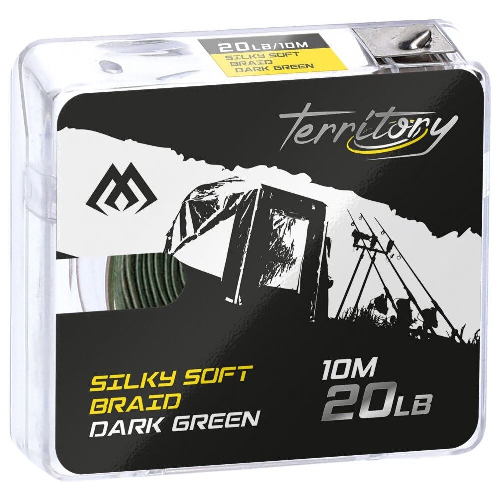 Fir Textil silky soft braid dark Green 20LB 10M