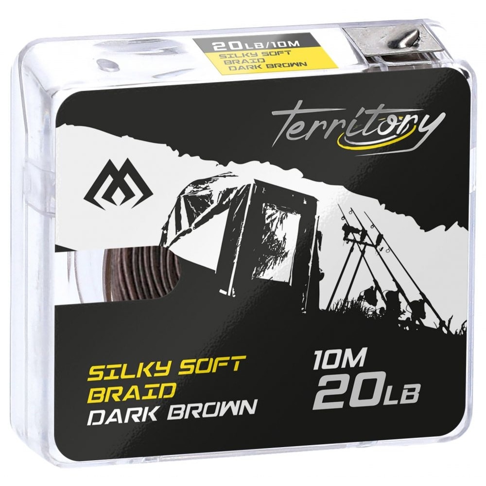 Fir Textil silky soft braid dark brown 20LB 10M