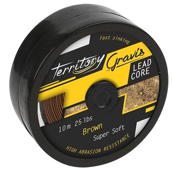Fir leadcore gravis black 45LB - 10M Fir leadcore gravis black 45LB - 10M
