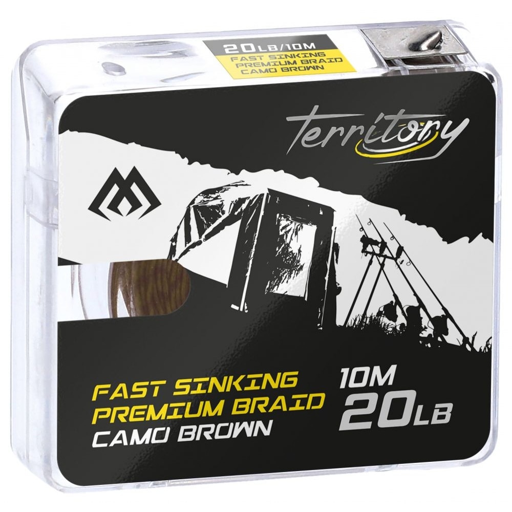 Fir Textil fast sinking premium braid camo brown 20LB 10M