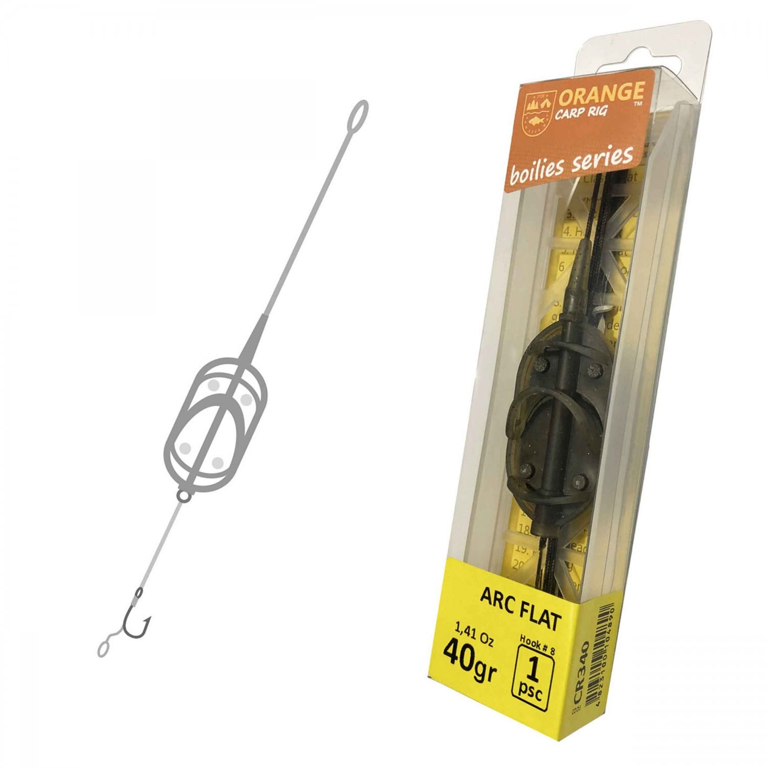 Montura Feeder Nr.4 40gr Method Arc Flat