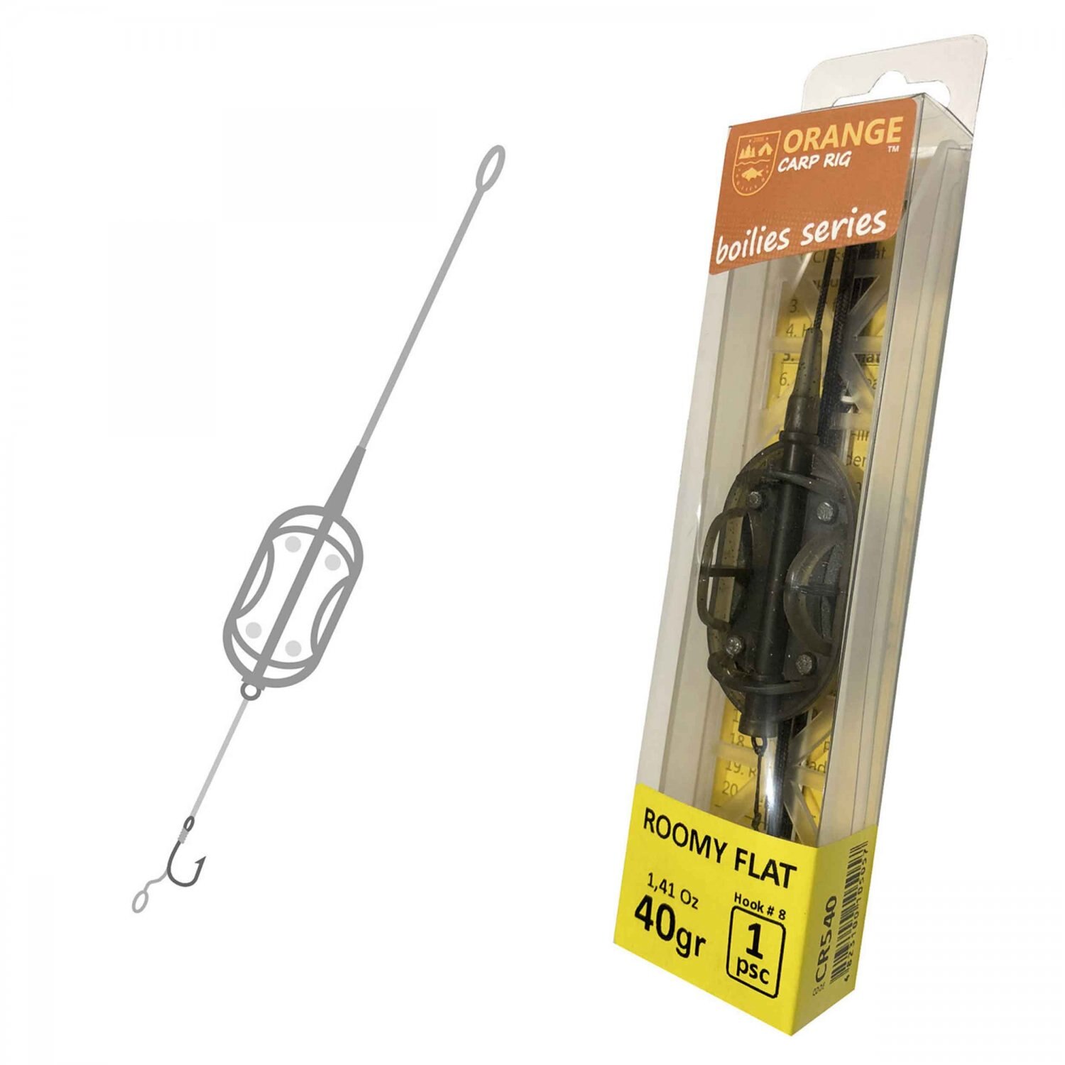 Montura Feeder Nr.4 40gr Method Roomy Flat