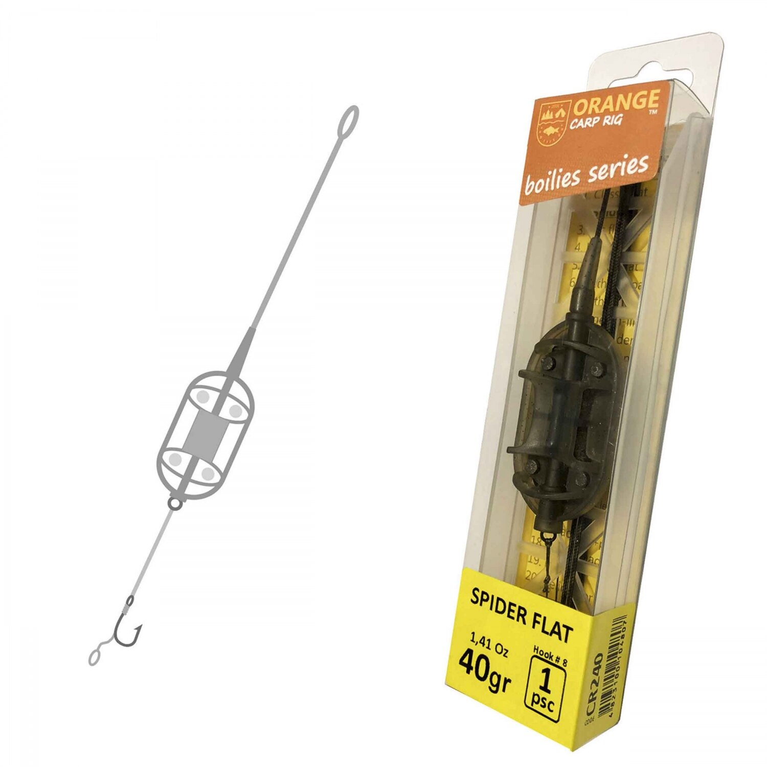 Montura Feeder Nr.4 50gr Method Spider Flat