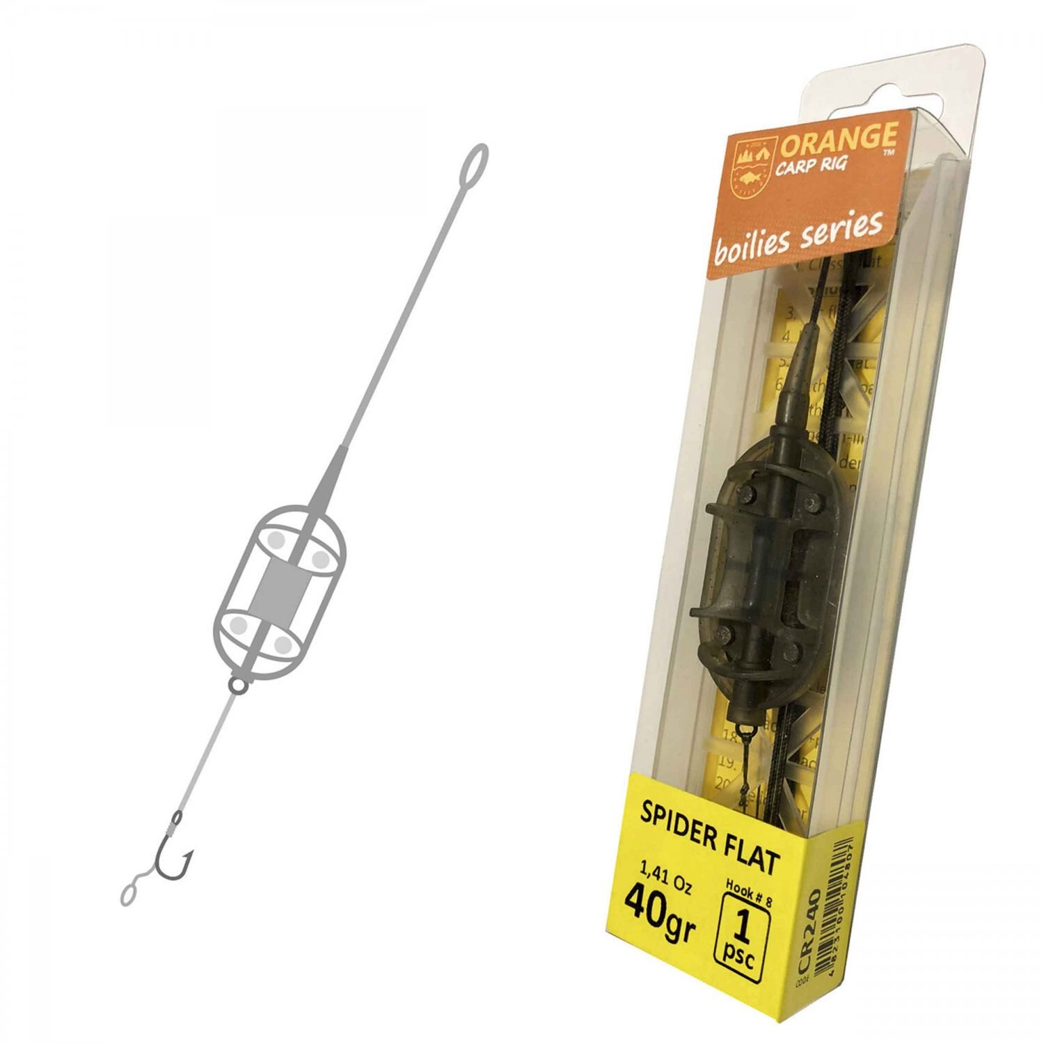 Montura Feeder Nr.4 30gr Method Spider Flat