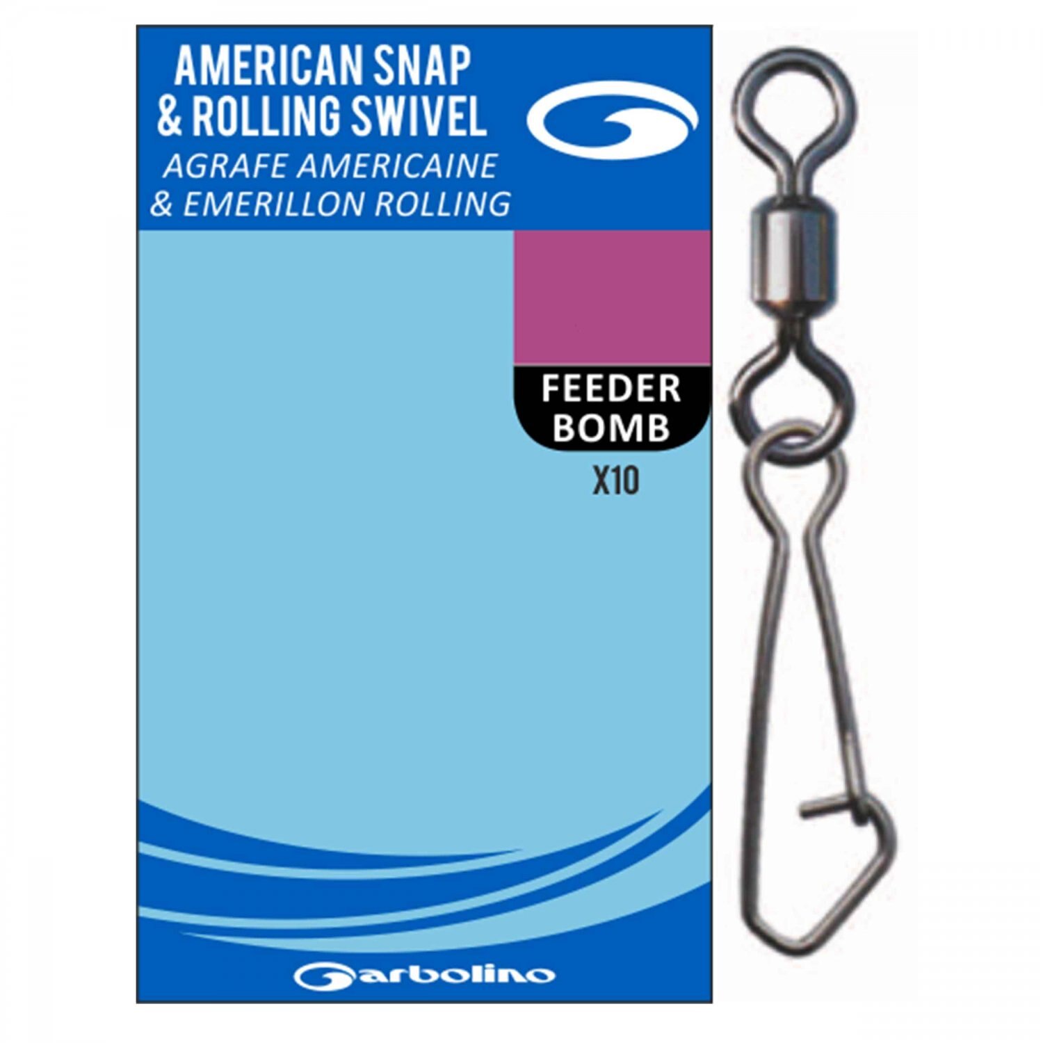Agrafa Nr.10 American Snap Rolling Swivel