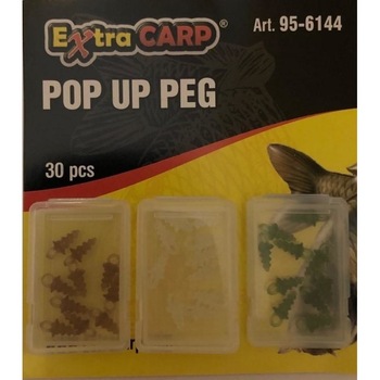 Surub din Plastic Pentru Momeala Pop-up PEG 30 Buc / Blister Surub din Plastic Pentru Momeala Pop-up PEG 30 Buc / Blister