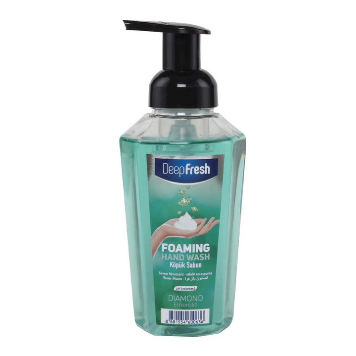Сапун- пяна за ръце Diamond Emerald Deep Fresh, 400 мл