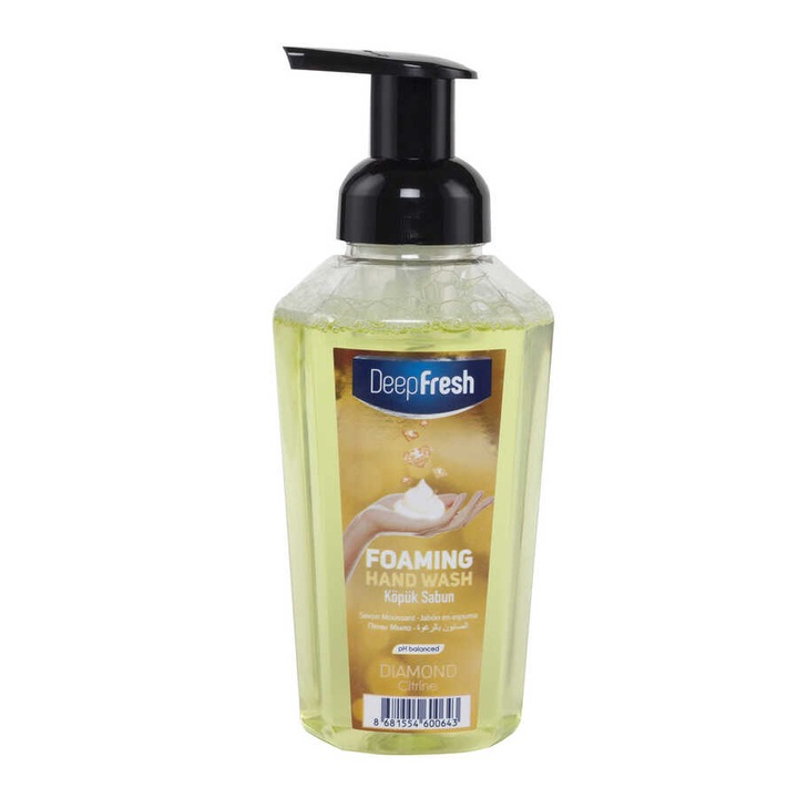 Сапун- пяна за ръце Diamond Citrus Deep Fresh, 400 мл