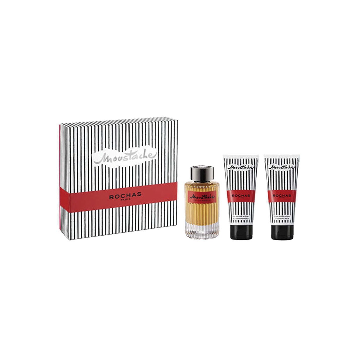 Set pentru barbati Rochas, Apa de parfum 125 ml, Gel de dus 100 ml, Aftershave 100 ml