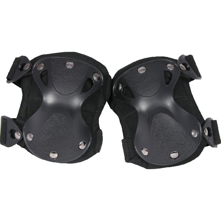 Set de 2 genunchiere anatomice tactice Viper, ultra rezistente la impact, reglabile, catarame cu eliberare rapida, curele elastice, captuseala absorbanta a socurilor, marime universala, negru