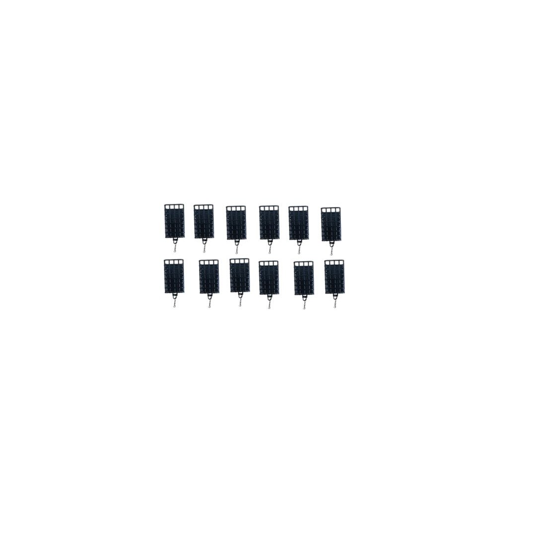 Set 12 Cosulete Feeder fara plumb ECO 20g 26x26x44mm