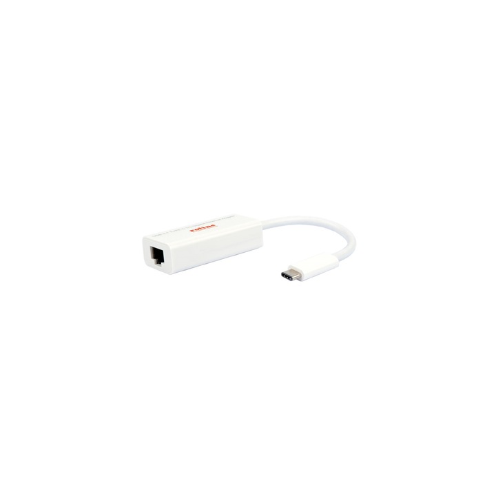 Адаптер Roline, USB 3.1 C - Gigabit Ethernet конвертор