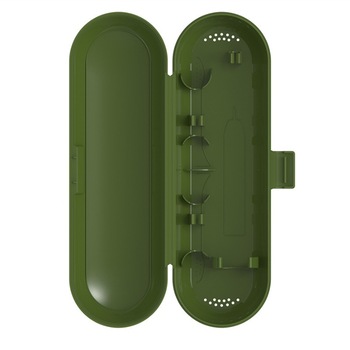 Etui de voiaj pentru periuta de dinti electrica universala Pebadent, verde mat Etui de voiaj pentru periuta de dinti electrica universala Pebadent, verde mat