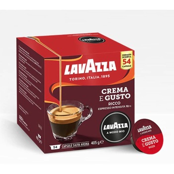 Cafea capsule Lavazza A Modo Mio Gusto Ricco, 54 capsule, 405g
