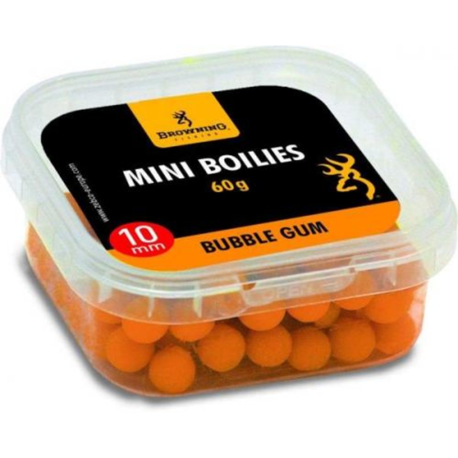 Boilies Mini Boilie pre-drilled orange Bubble Gum 10mm