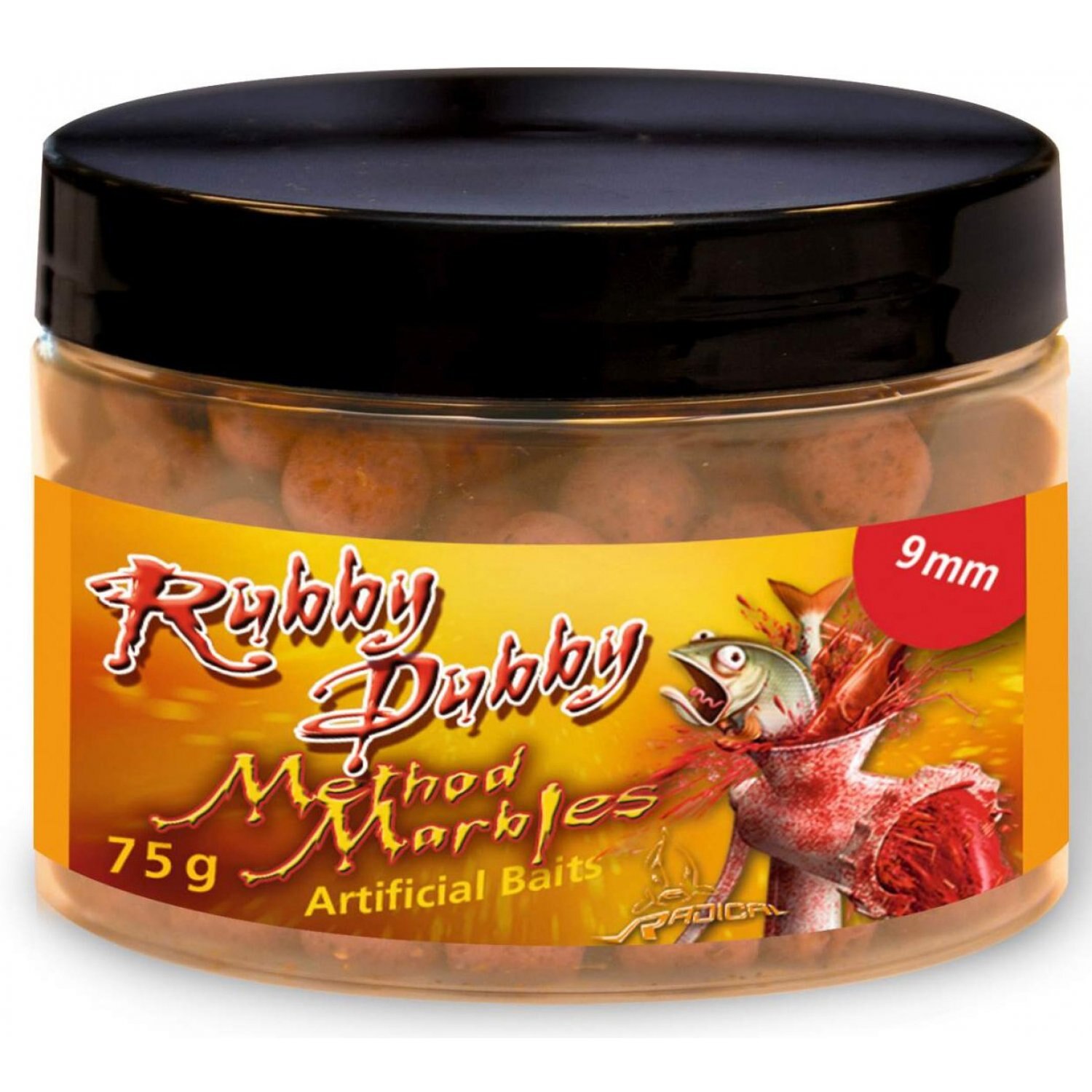 Boilies Method Marbles Rubby Dubby 9mm 75g