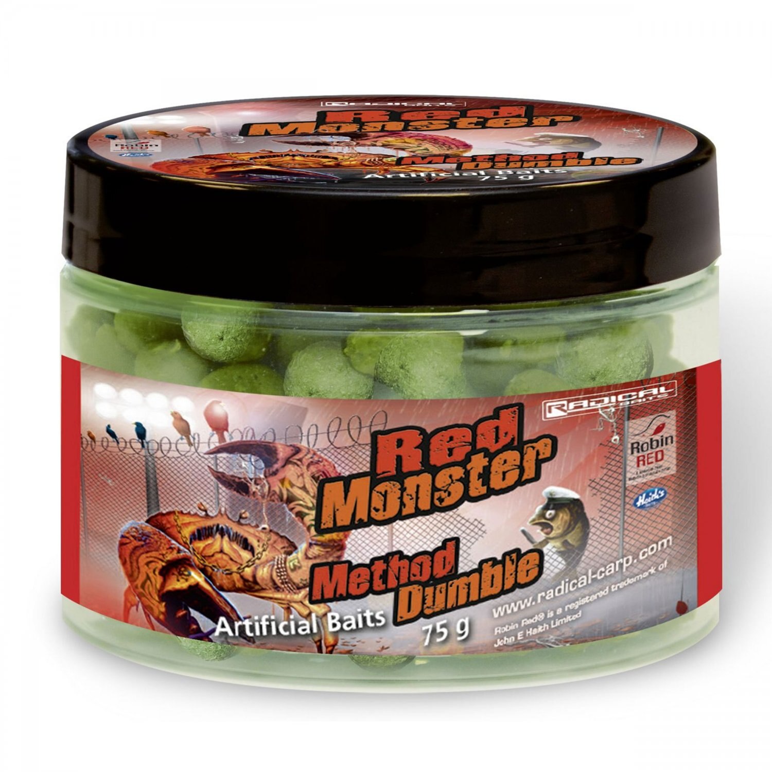 Boilies Method Dumble Red Monster 8mm 75g