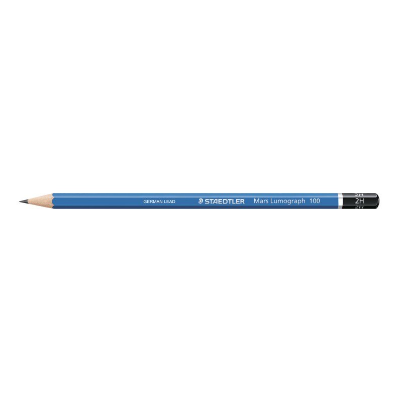 Creion grafit Mars Lumograph Staedtler 2H