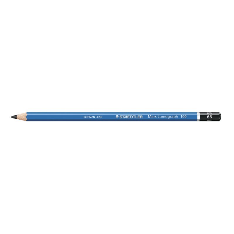 Creion grafit Mars Lumograph Staedtler 6B