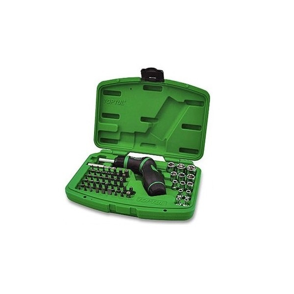 Trusa surubelnita speciala flexibilia + biti, Toptul 54 piese